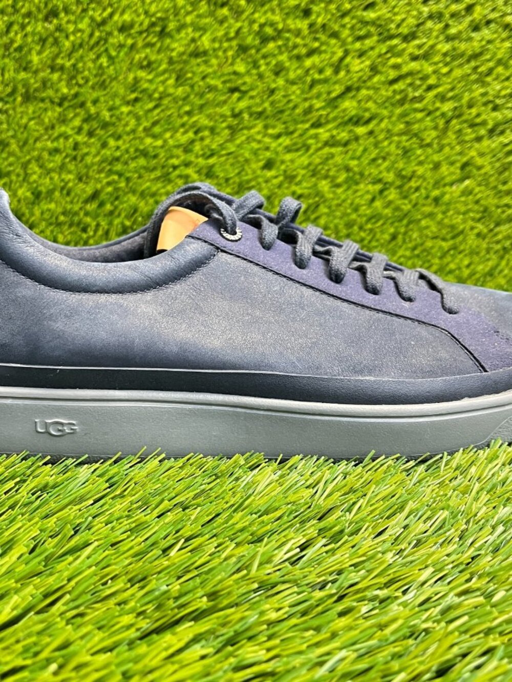 UGG Cali Low Mens Size 9 Blue Gray Casual Classic Outdoor Lace Up Shoes Sneakers